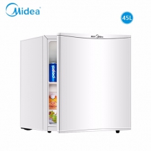 美的(Midea)45升 单门迷你冰箱冷藏租房宿舍办公家用电冰箱 小型 节能静音不占地(白色) BC-45M