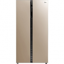 美的(Midea)638升 对开门冰箱 智能双变频无霜 铂金净味 雷达感温 电冰箱 芙蓉金 BCD-638WKPZM(E)