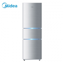 美的（Midea） BCD-219TM 冰箱 219升 三门静音 二级节能 极光银
